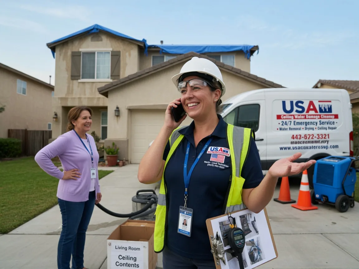 Ceiling Water Damage Restoration Mcdade, TX FAQs